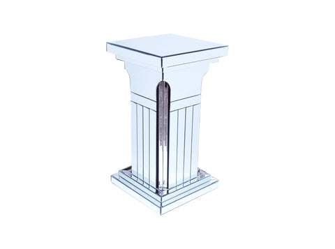 Silver glass Roman column