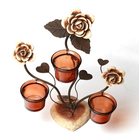 Beautiful Flower Candle Holder