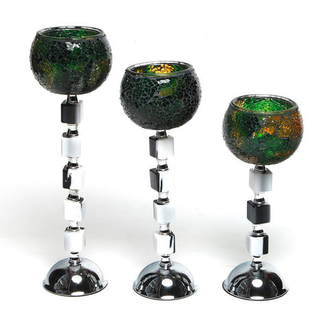 Green Candle Holder