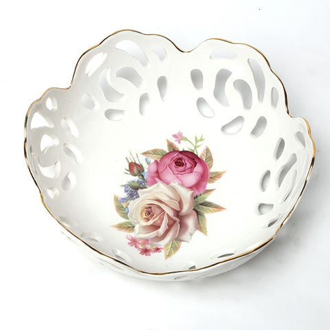 Flower design carved display