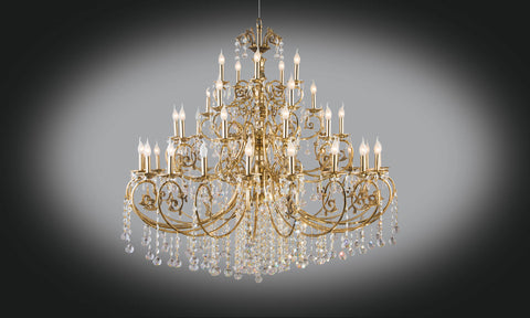 Gold Plated Chandelier 40Bulb
