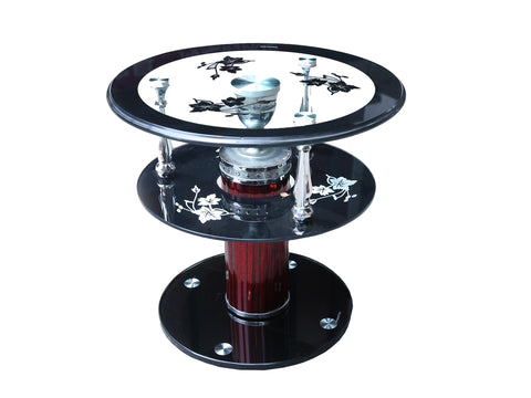 Metal Swirl Round table