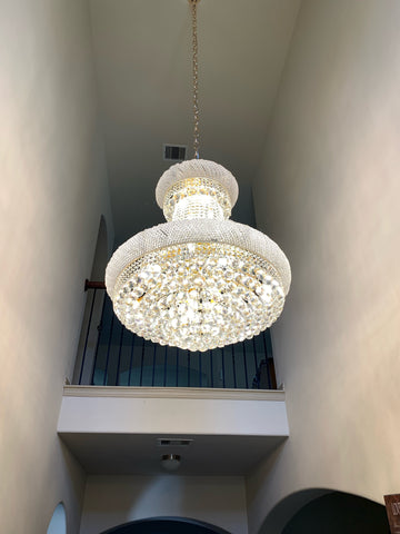 Tiers Crystal chandelier