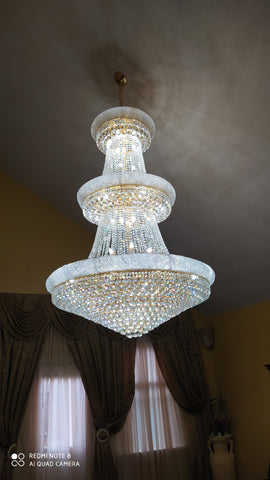 3 Tiers Crystal chandelier