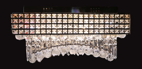 Rectangular Crystal Chandelier