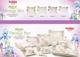 66 Pieces China Set Flower Design